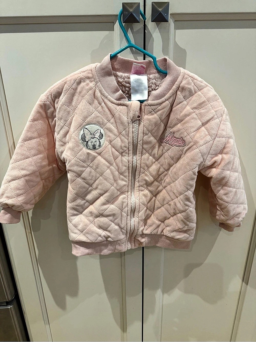 Disney Minnie Mouse 4t Kids Pink Quilted Jacket